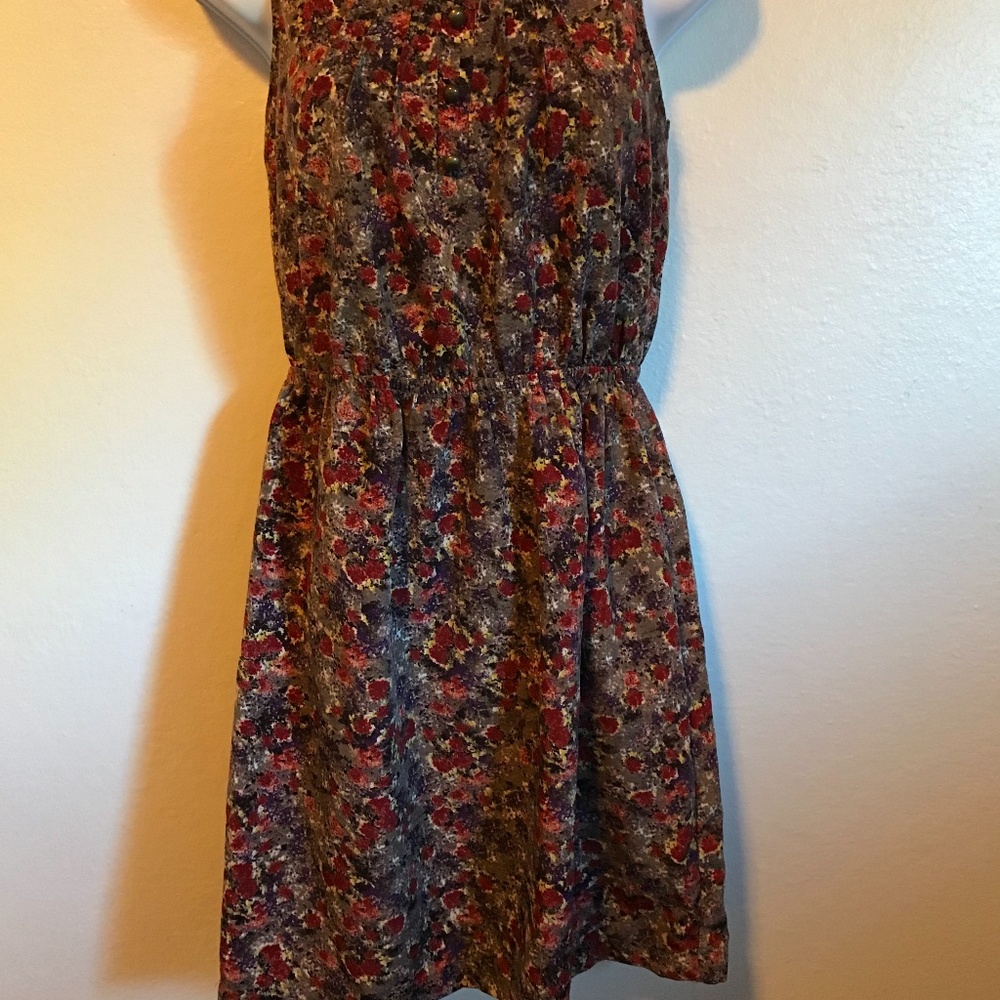 Lush Dress-Muted Floral-Size Medium